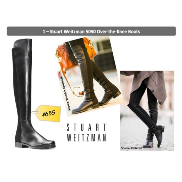 Stuart Weitzman Shoes - Stuart Weitzman taupe Two Tone knee high boots 9